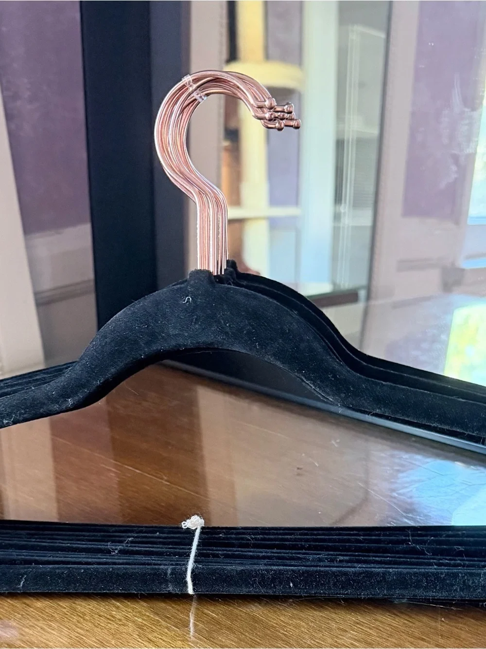 Black Velvet Suit/Pant Hangers Without Clips/With Clips. 10 for $15/10 for $20